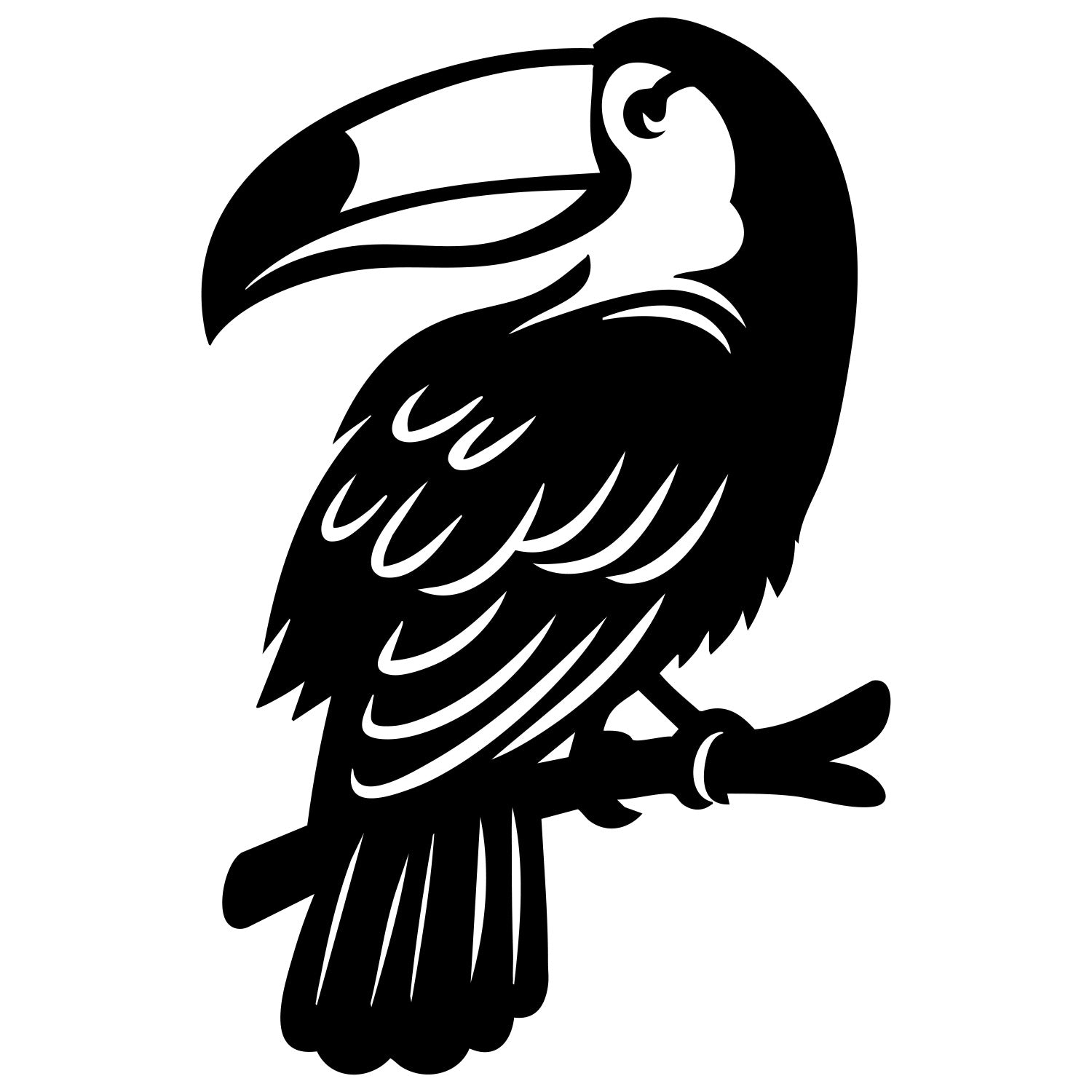 Toco Toucan DXF File – CNC Cutting Design | ABTOUCAN207