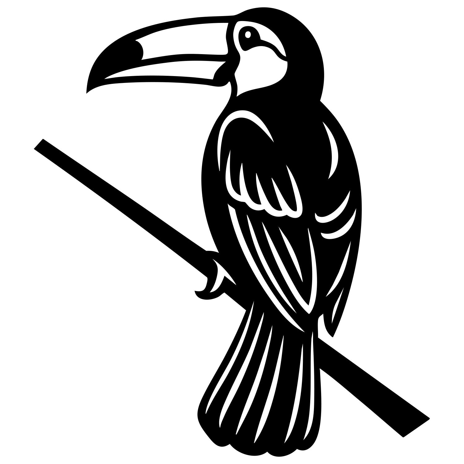 Toco Toucan DXF File – CNC Cutting Design | ABTOUCAN21