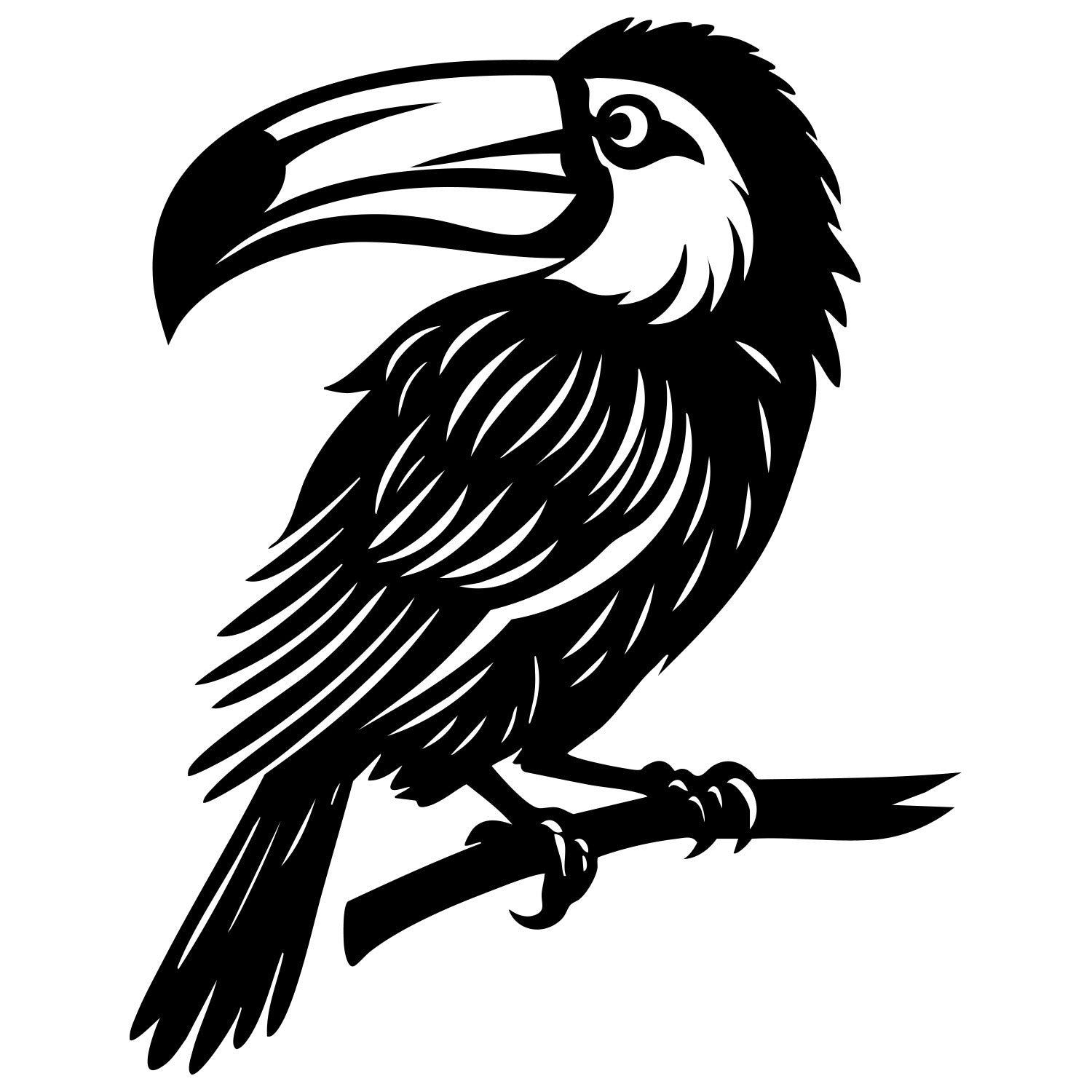 Toco Toucan DXF File – CNC Cutting Design | ABTOUCAN215