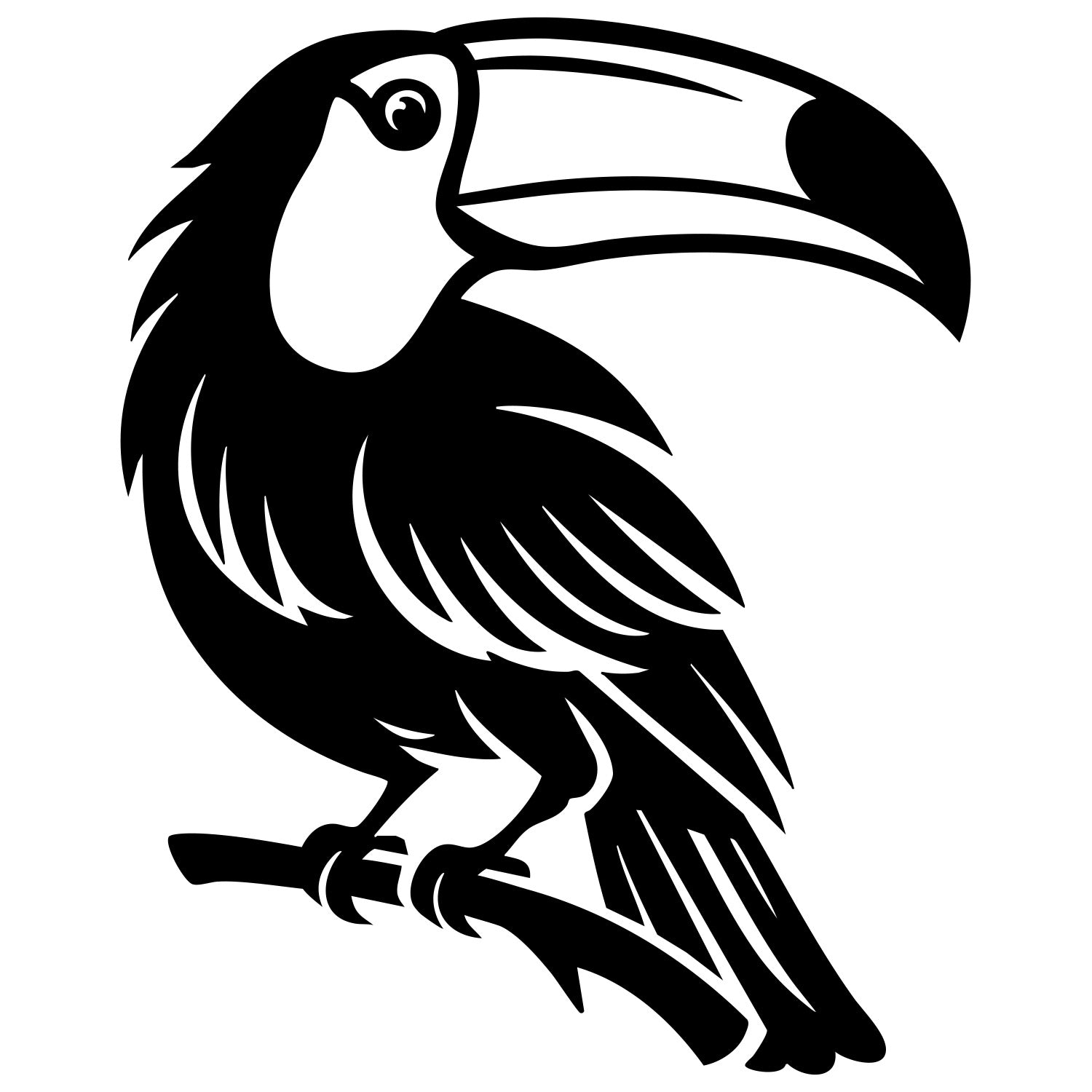 Toco Toucan DXF File – CNC Cutting Design | ABTOUCAN218