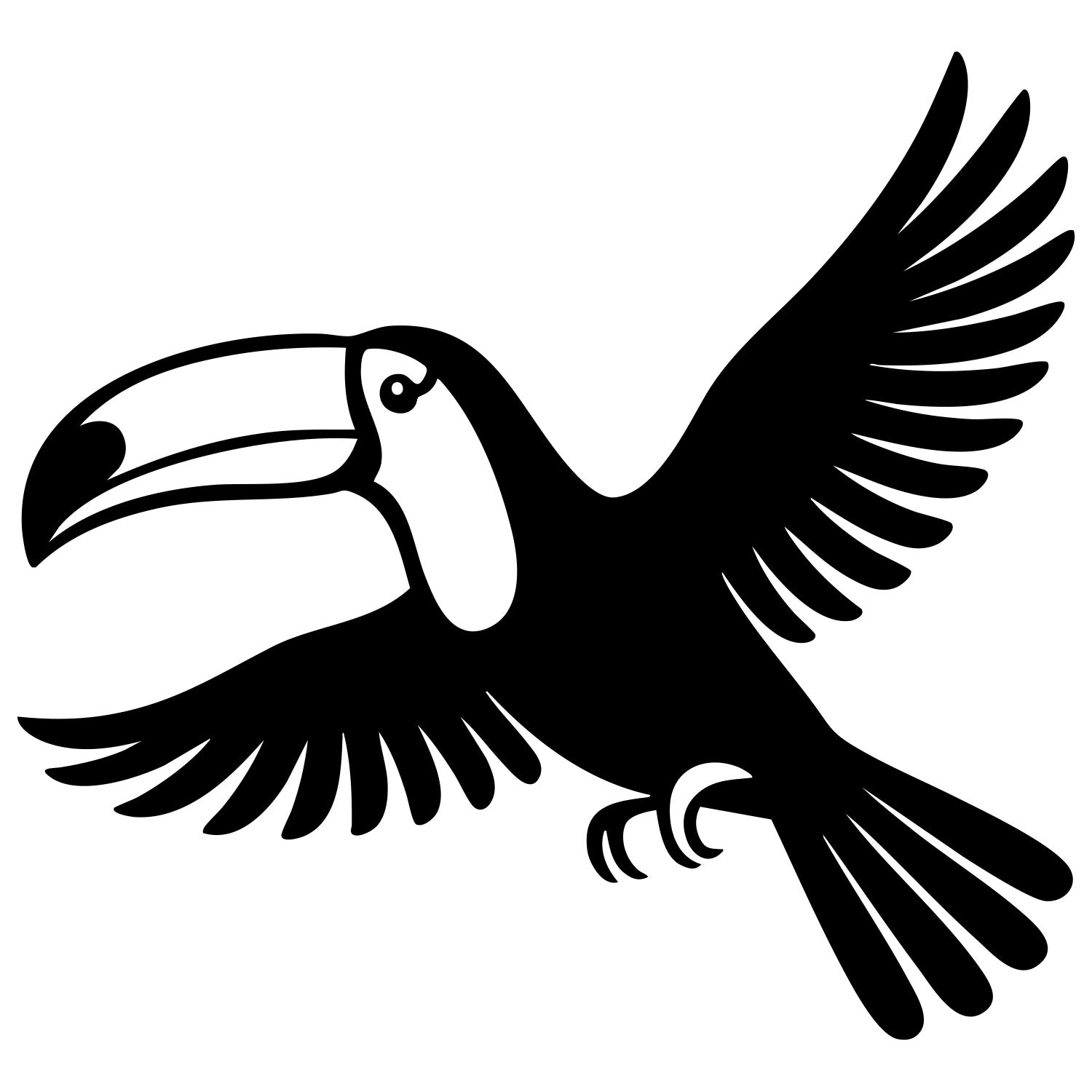 Toco Toucan DXF File – CNC Cutting Design | ABTOUCAN22