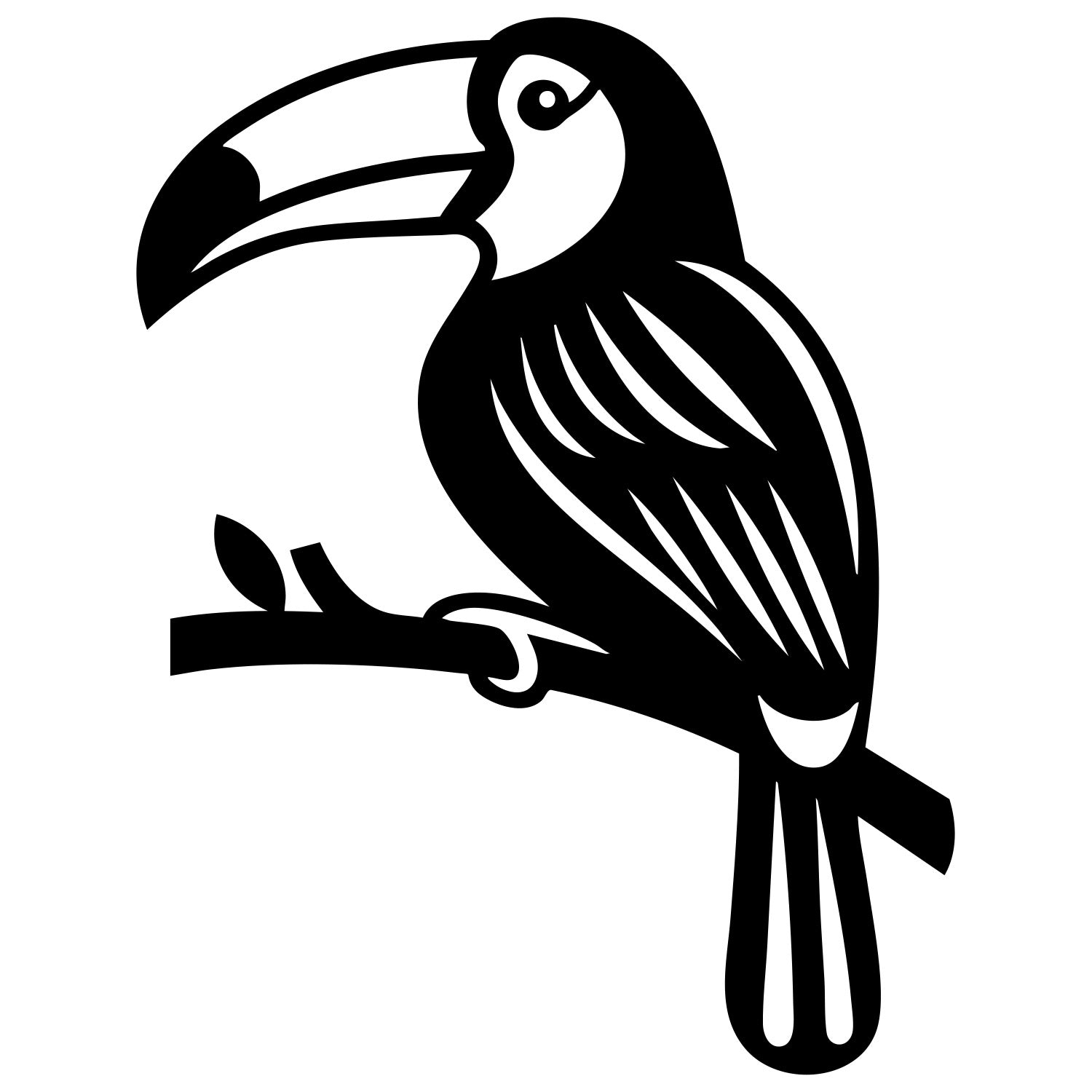 Toco Toucan DXF File – CNC Cutting Design | ABTOUCAN25