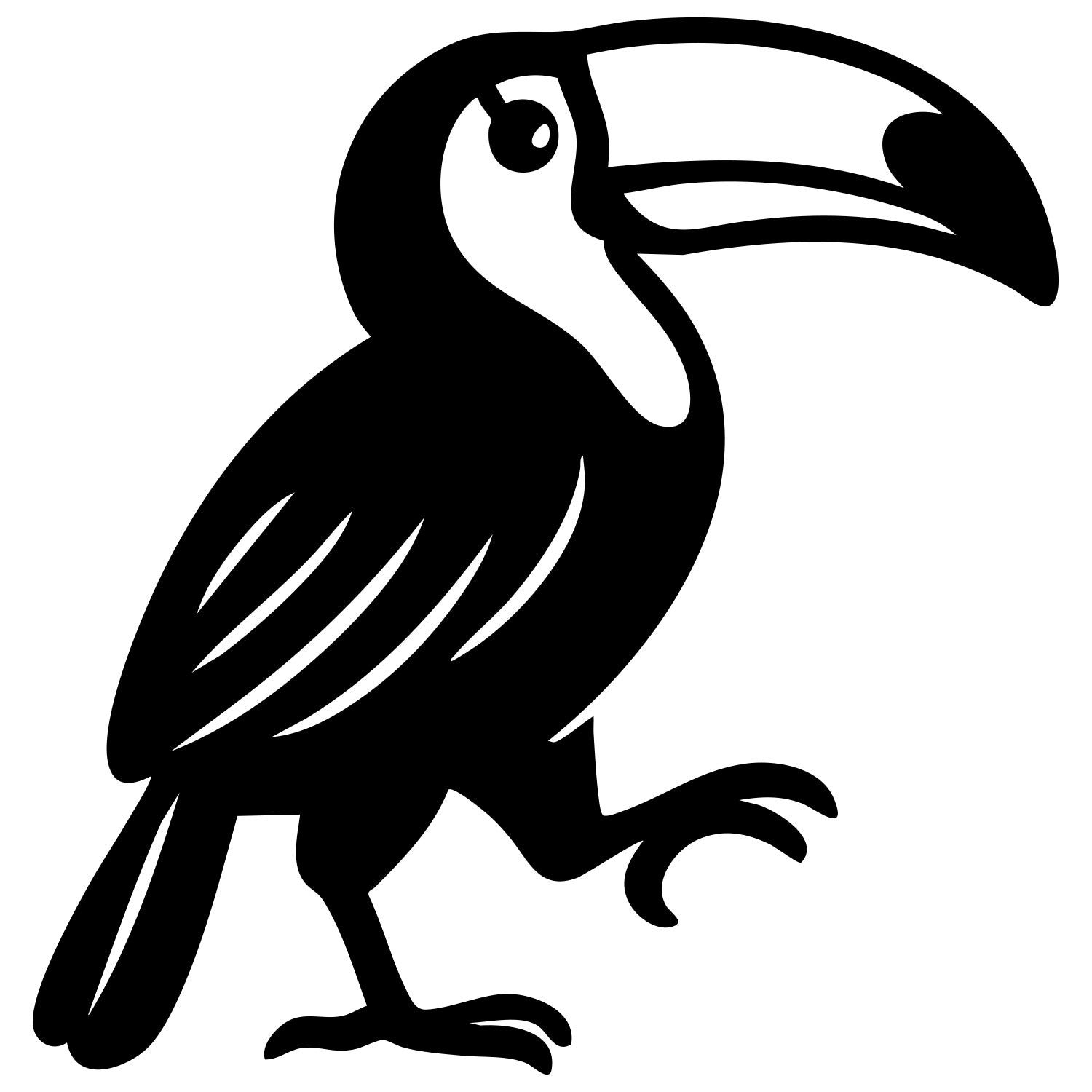 Toco Toucan DXF File – CNC Cutting Design | ABTOUCAN40