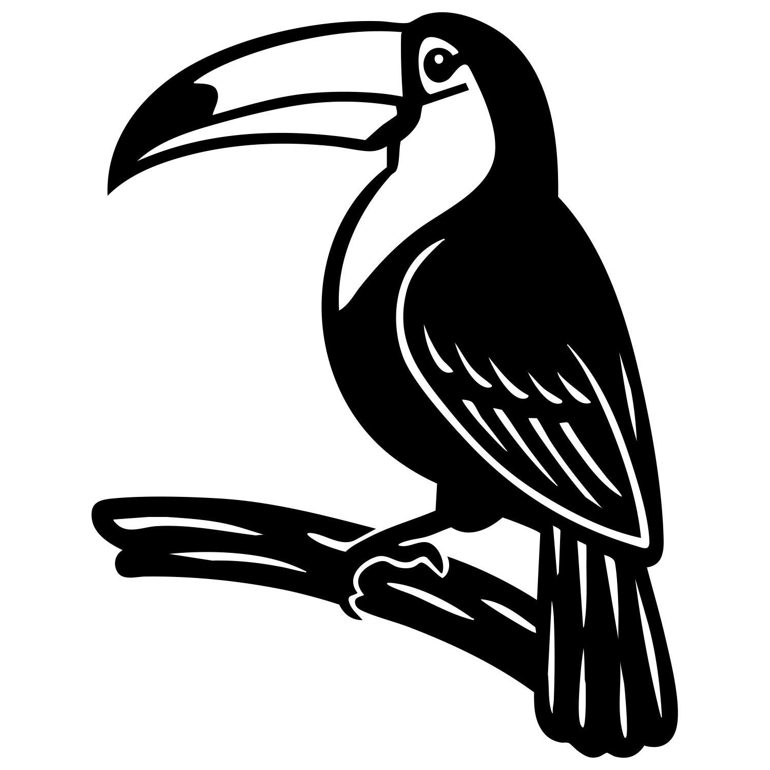 Toco Toucan DXF File – CNC Cutting Design | ABTOUCAN41