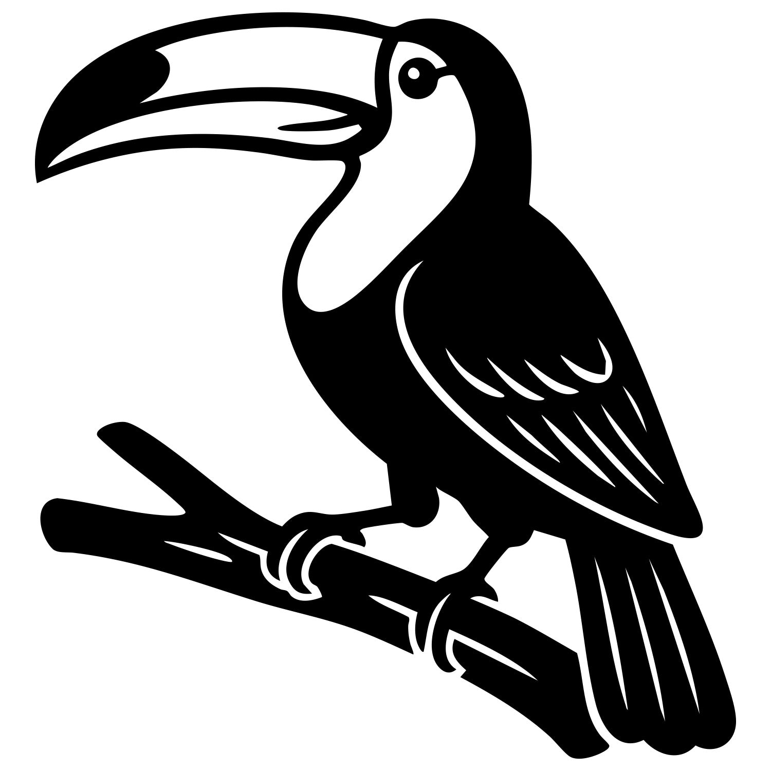 Toco Toucan DXF File – CNC Cutting Design | ABTOUCAN44
