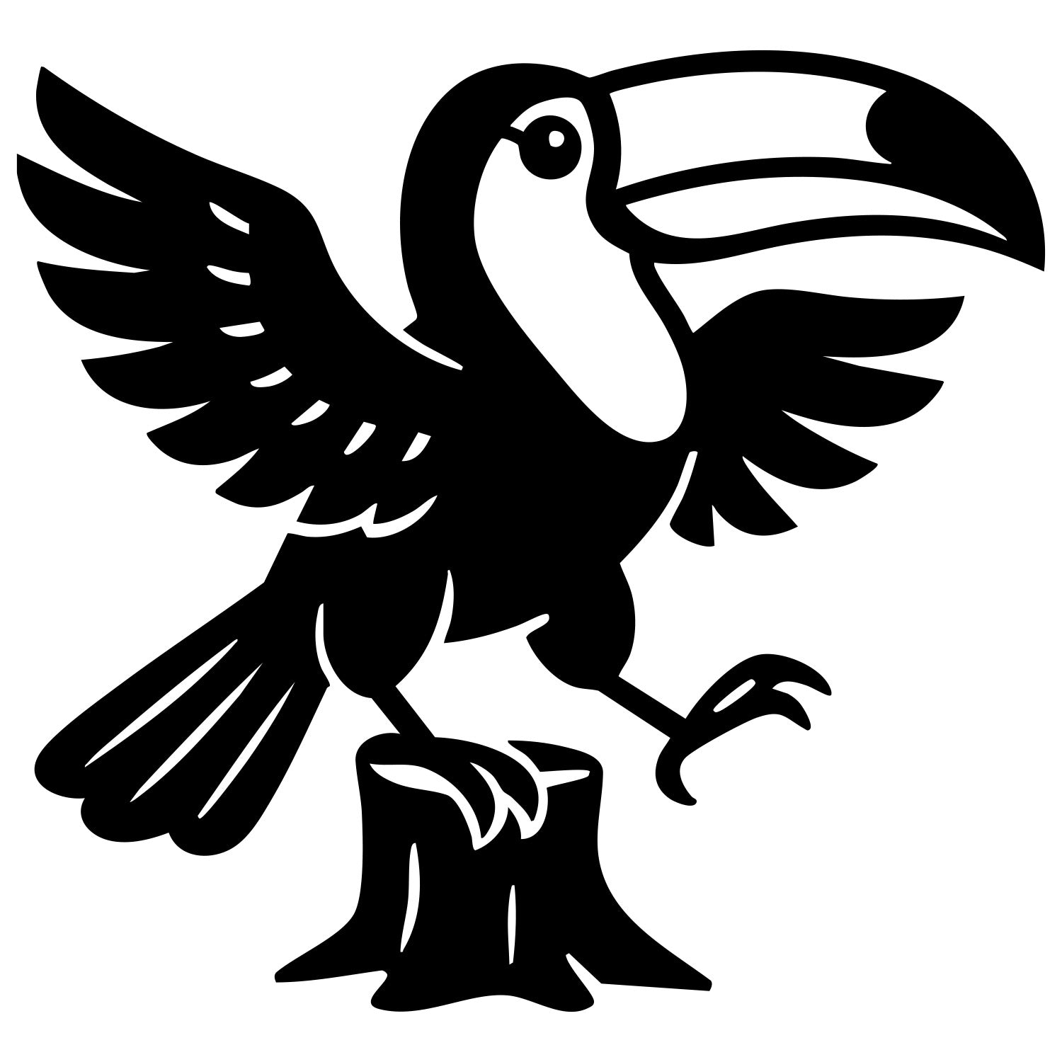 Toco Toucan DXF File – CNC Cutting Design | ABTOUCAN45