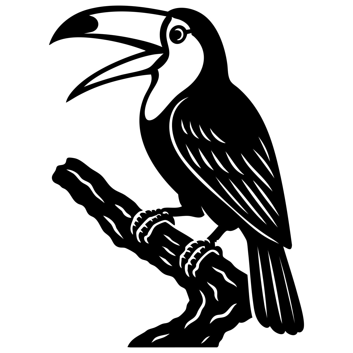 Toco Toucan DXF File – CNC Cutting Design | ABTOUCAN51
