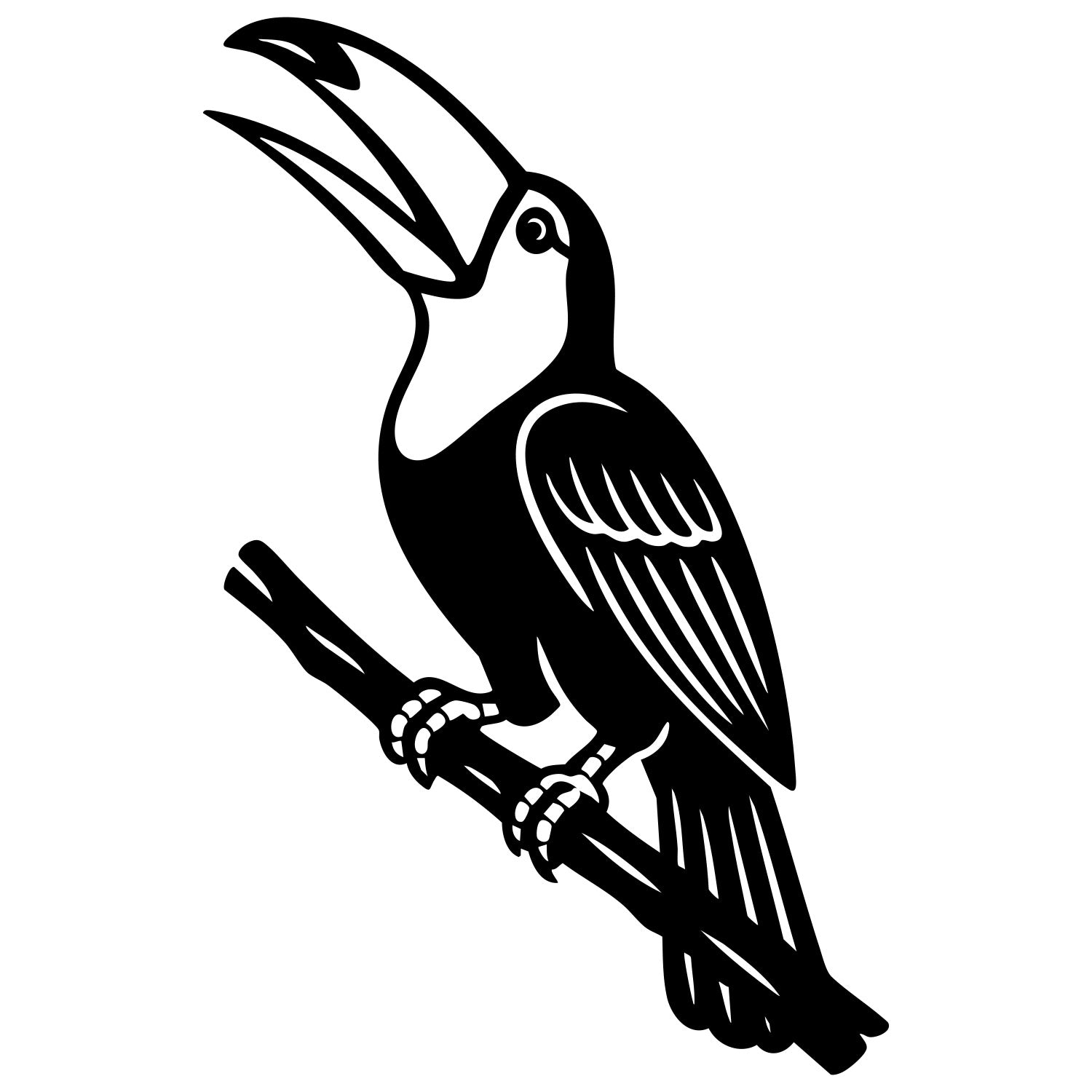 Toco Toucan DXF File – CNC Cutting Design | ABTOUCAN52