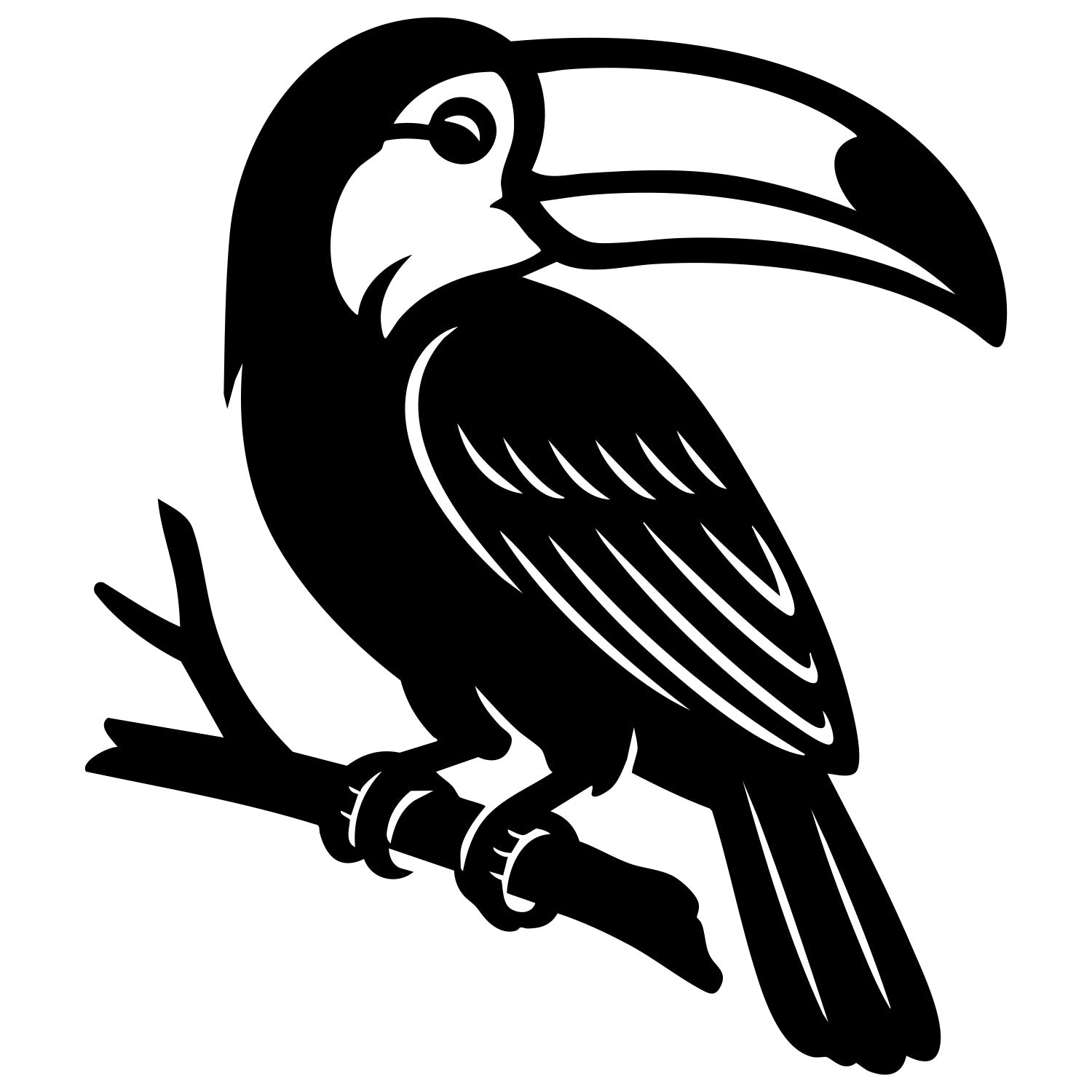 Toco Toucan DXF File – CNC Cutting Design | ABTOUCAN57