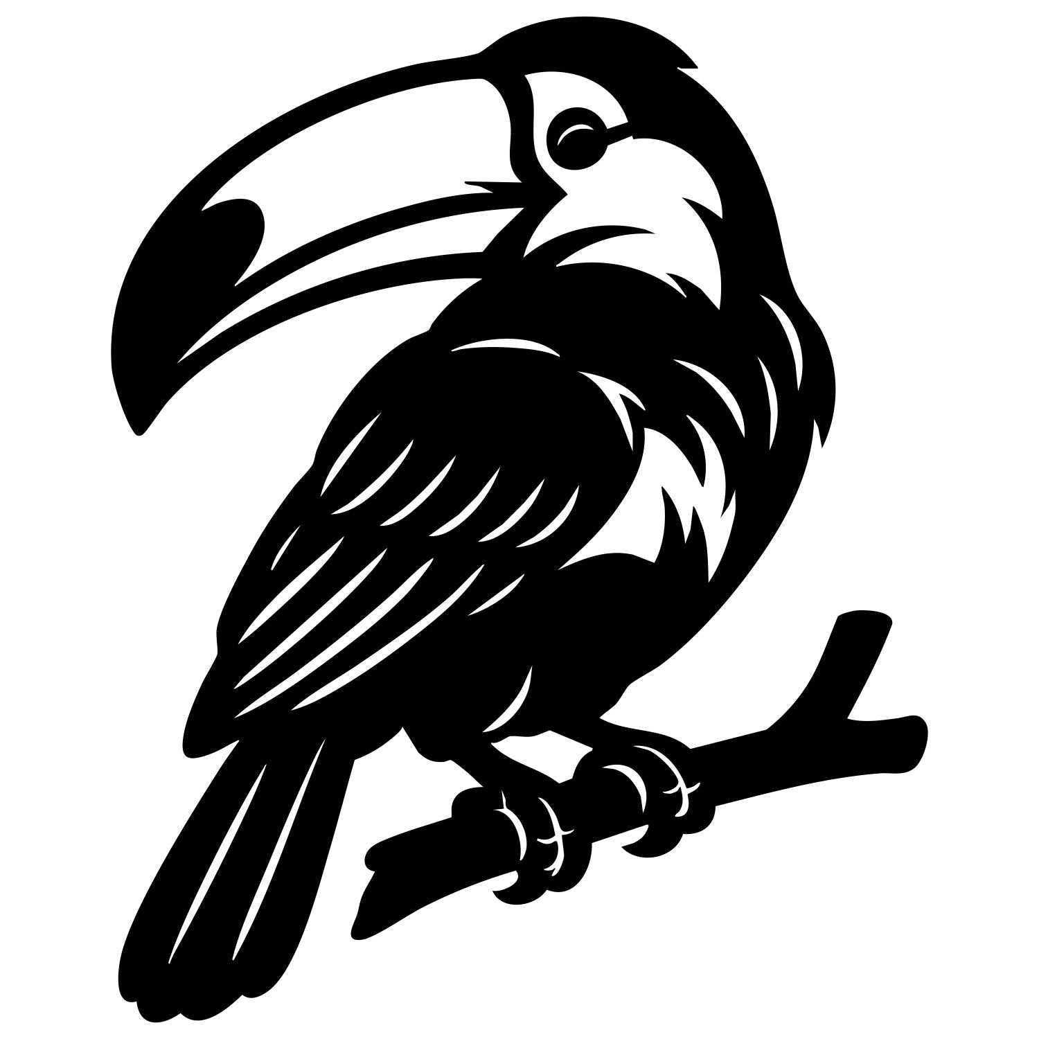 Toco Toucan DXF File – CNC Cutting Design | ABTOUCAN58