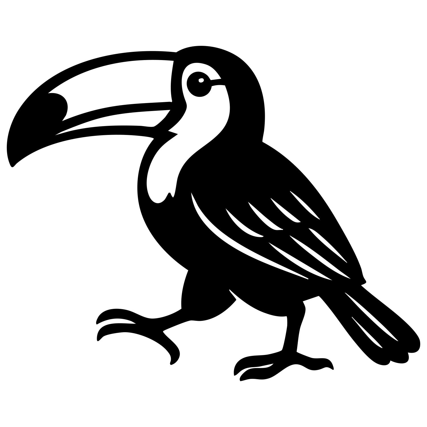 Toco Toucan DXF File – CNC Cutting Design | ABTOUCAN59