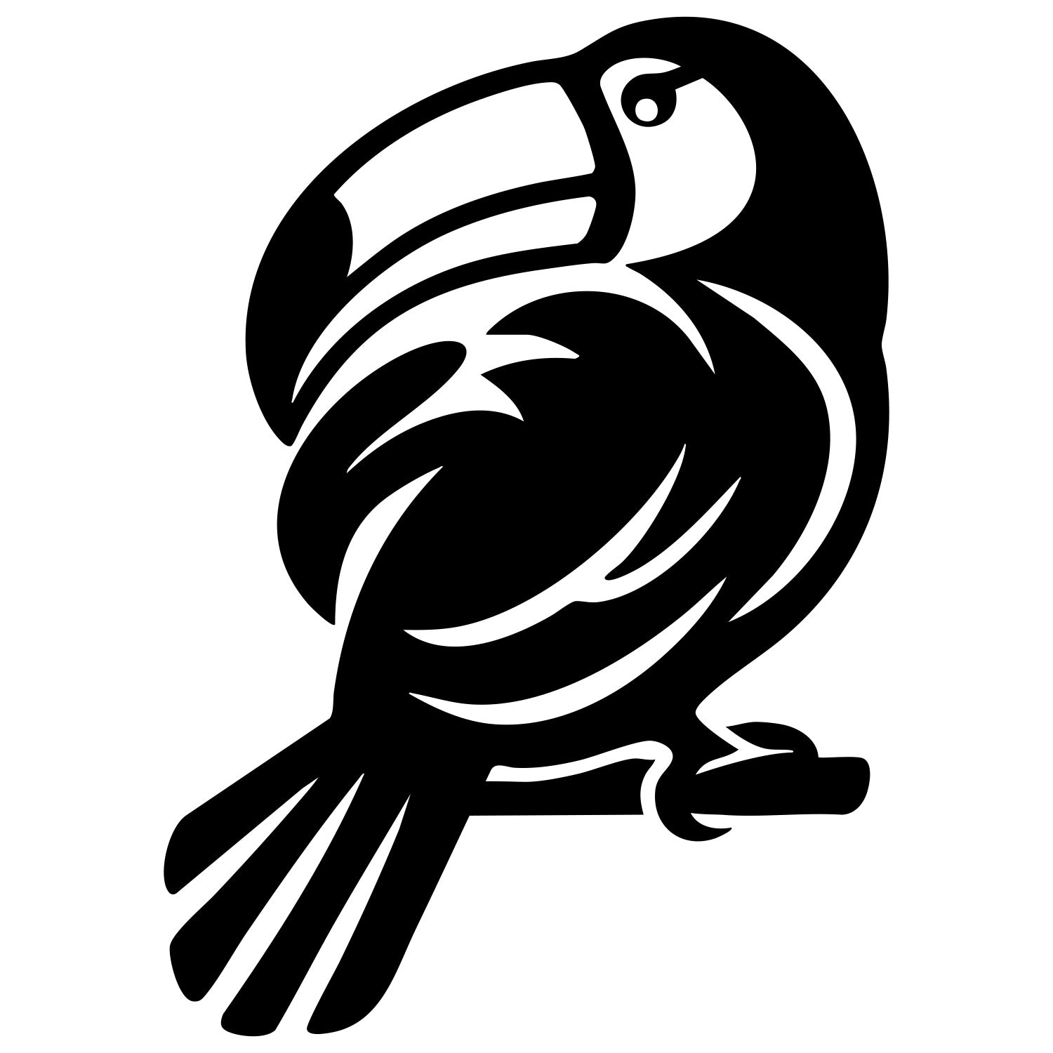 Toco Toucan DXF File – CNC Cutting Design | ABTOUCAN6