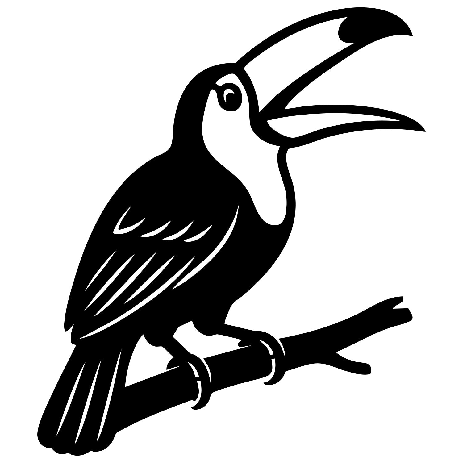Toco Toucan DXF File – CNC Cutting Design | ABTOUCAN63