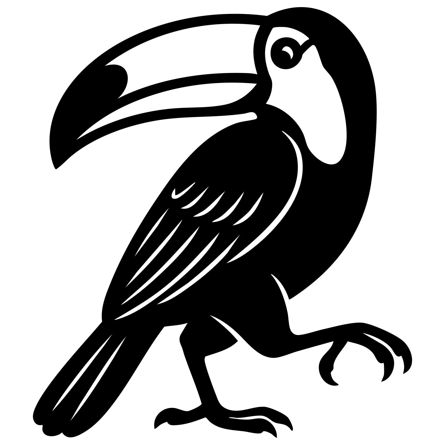Toco Toucan DXF File – CNC Cutting Design | ABTOUCAN65