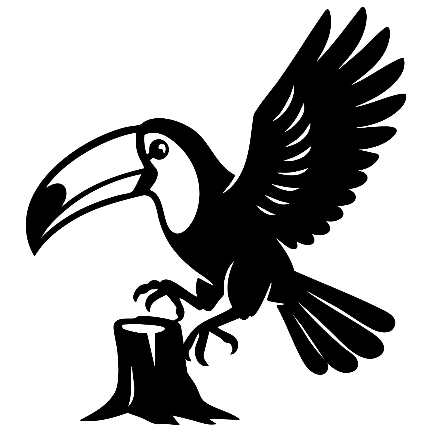 Toco Toucan DXF File – CNC Cutting Design | ABTOUCAN67