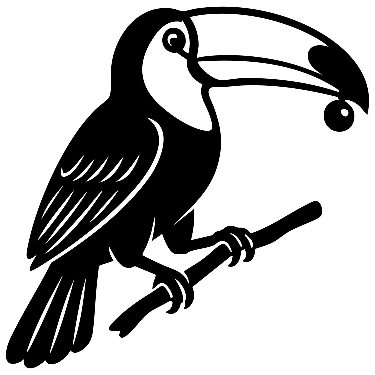 Toco Toucan DXF File – CNC Cutting Design | ABTOUCAN68