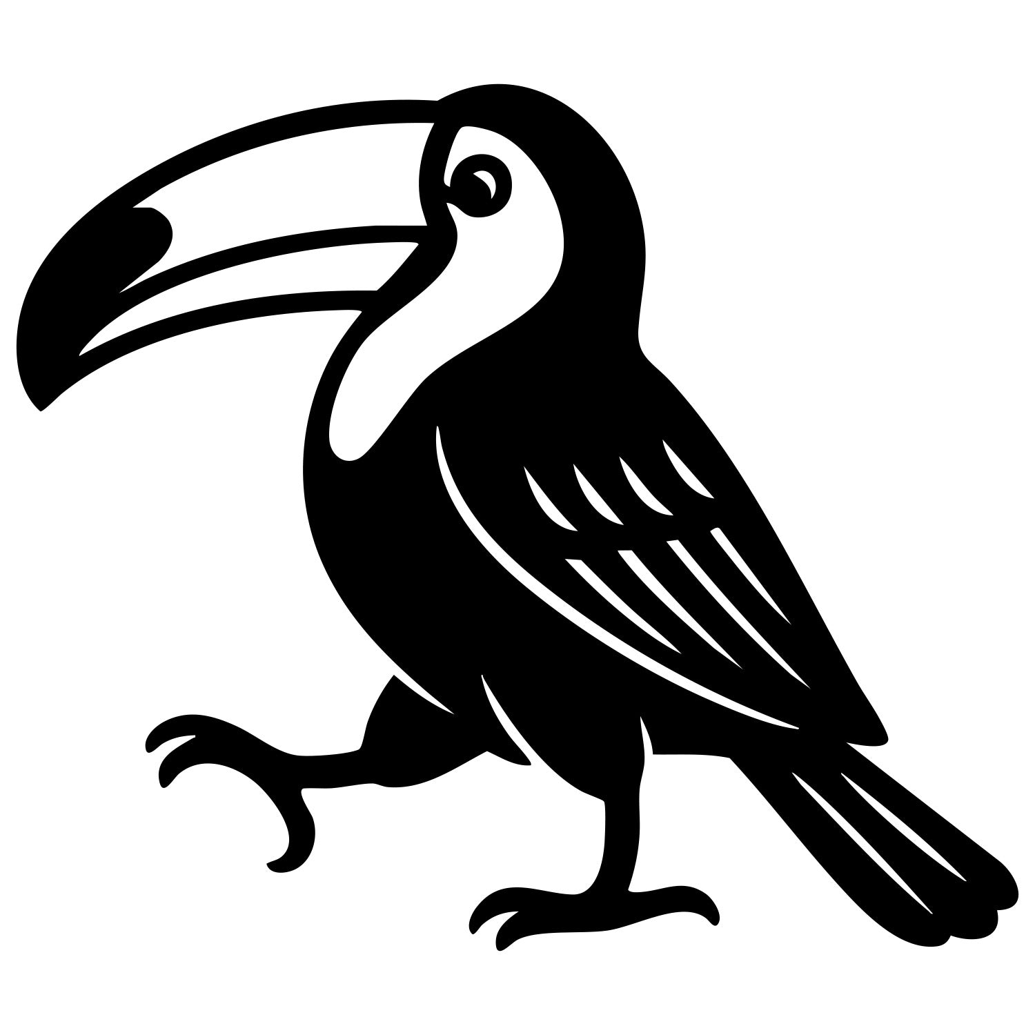 Toco Toucan DXF File – CNC Cutting Design | ABTOUCAN71