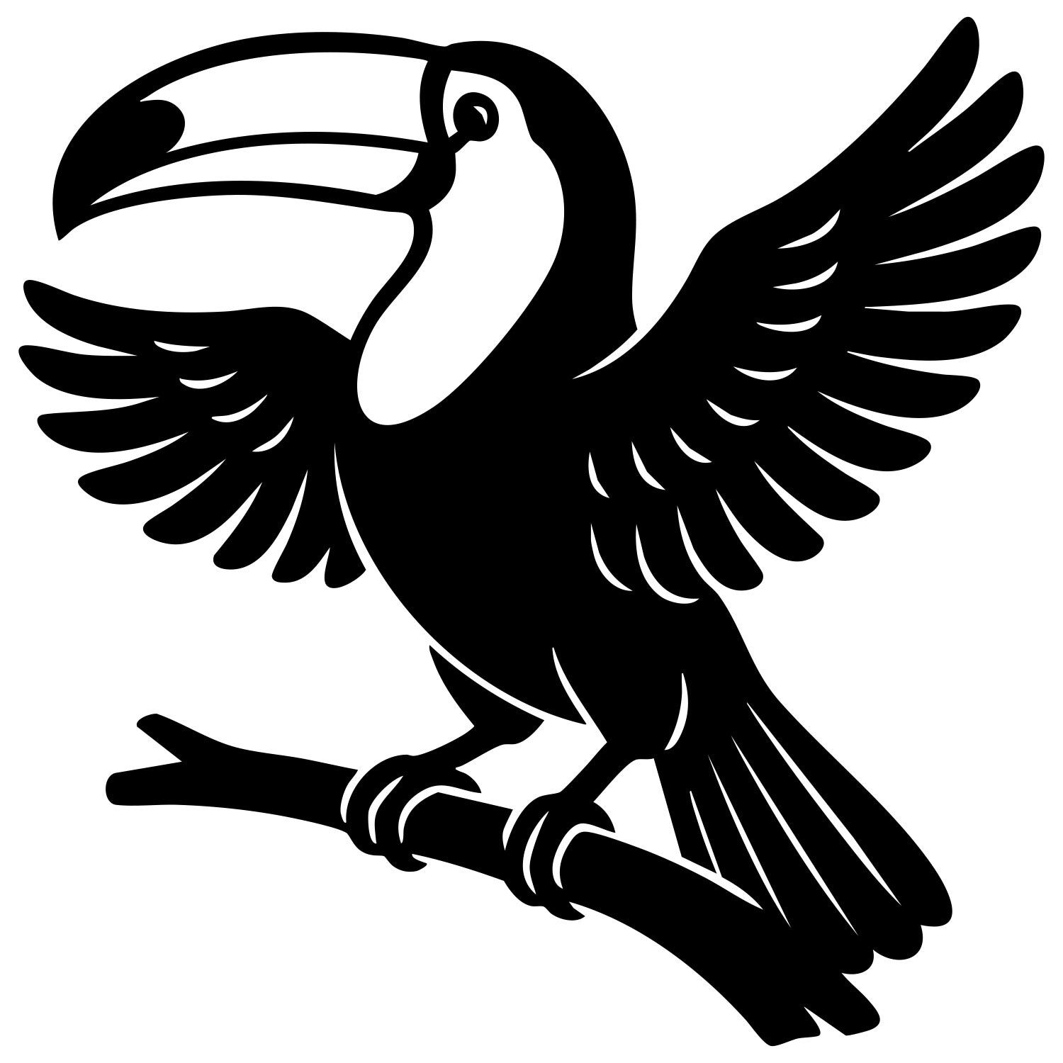 Toco Toucan DXF File – CNC Cutting Design | ABTOUCAN80