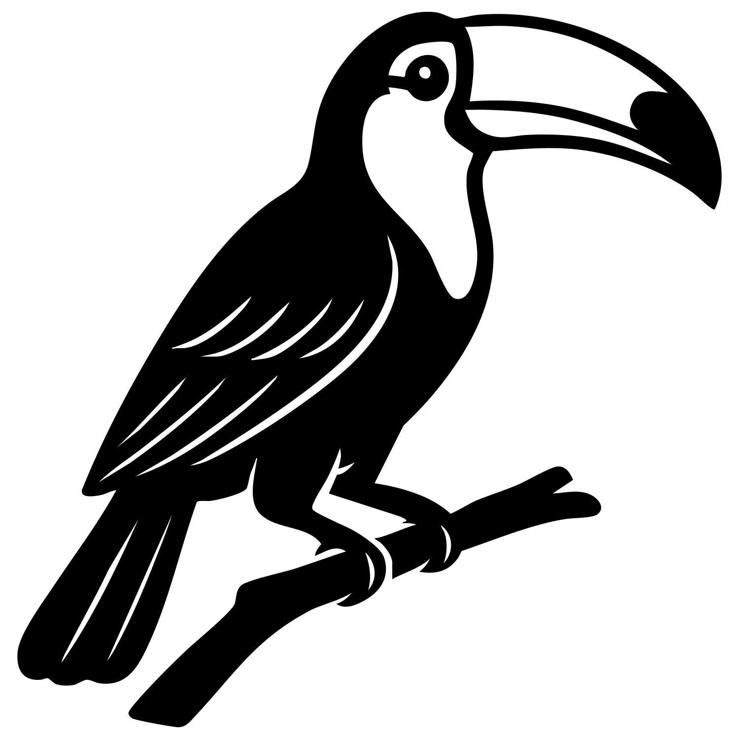 Toco Toucan DXF File – CNC Cutting Design | ABTOUCAN81