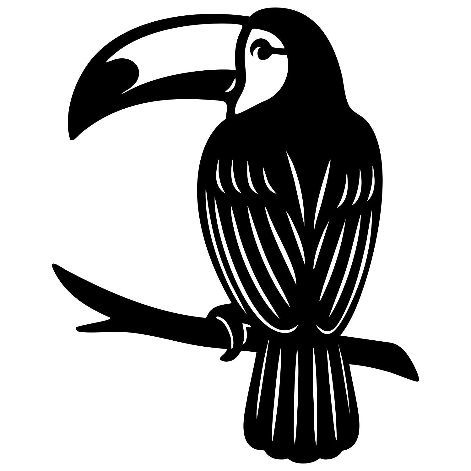 Toco Toucan DXF File – CNC Cutting Design | ABTOUCAN82