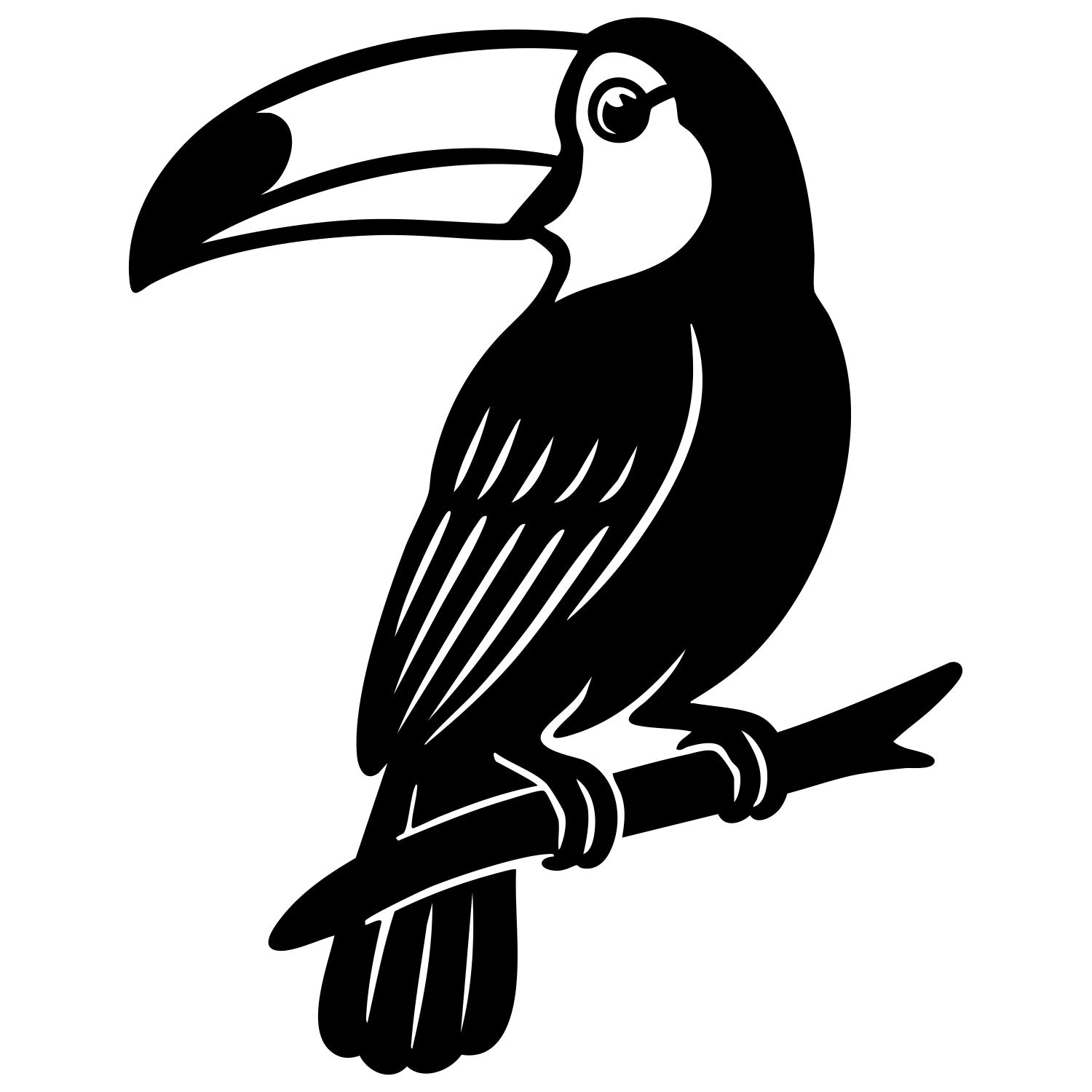 Toco Toucan DXF File – CNC Cutting Design | ABTOUCAN83
