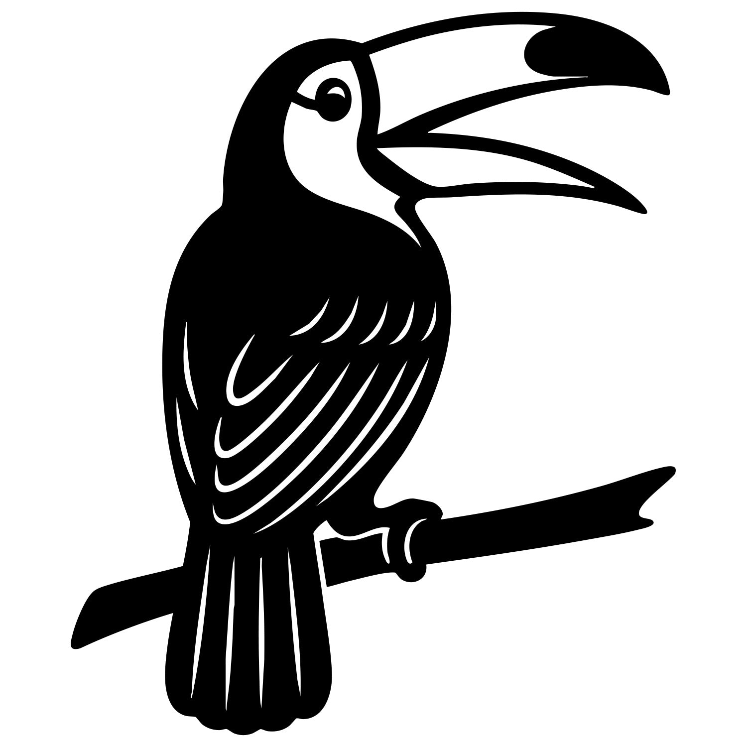 Toco Toucan DXF File – CNC Cutting Design | ABTOUCAN84