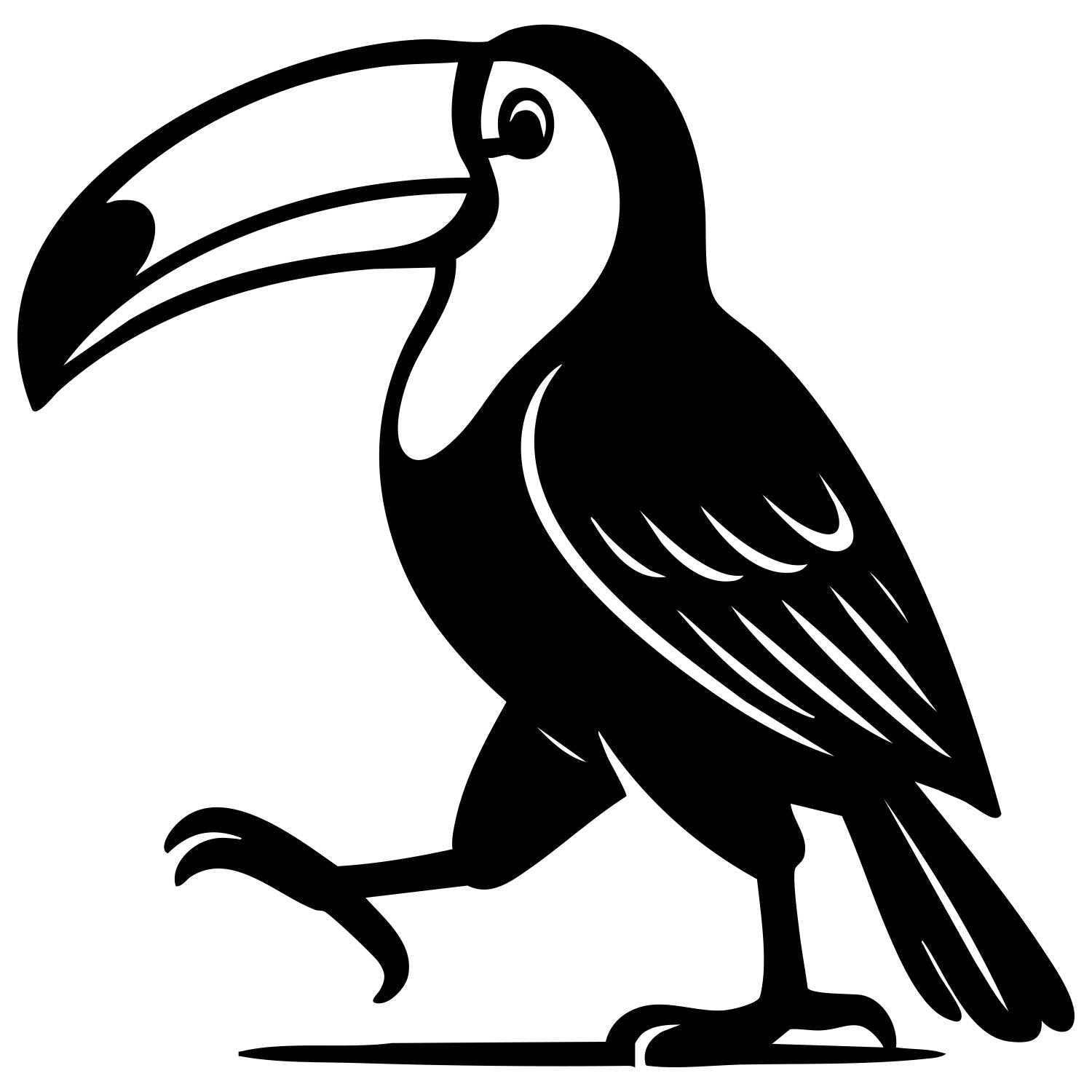 Toco Toucan DXF File – CNC Cutting Design | ABTOUCAN85