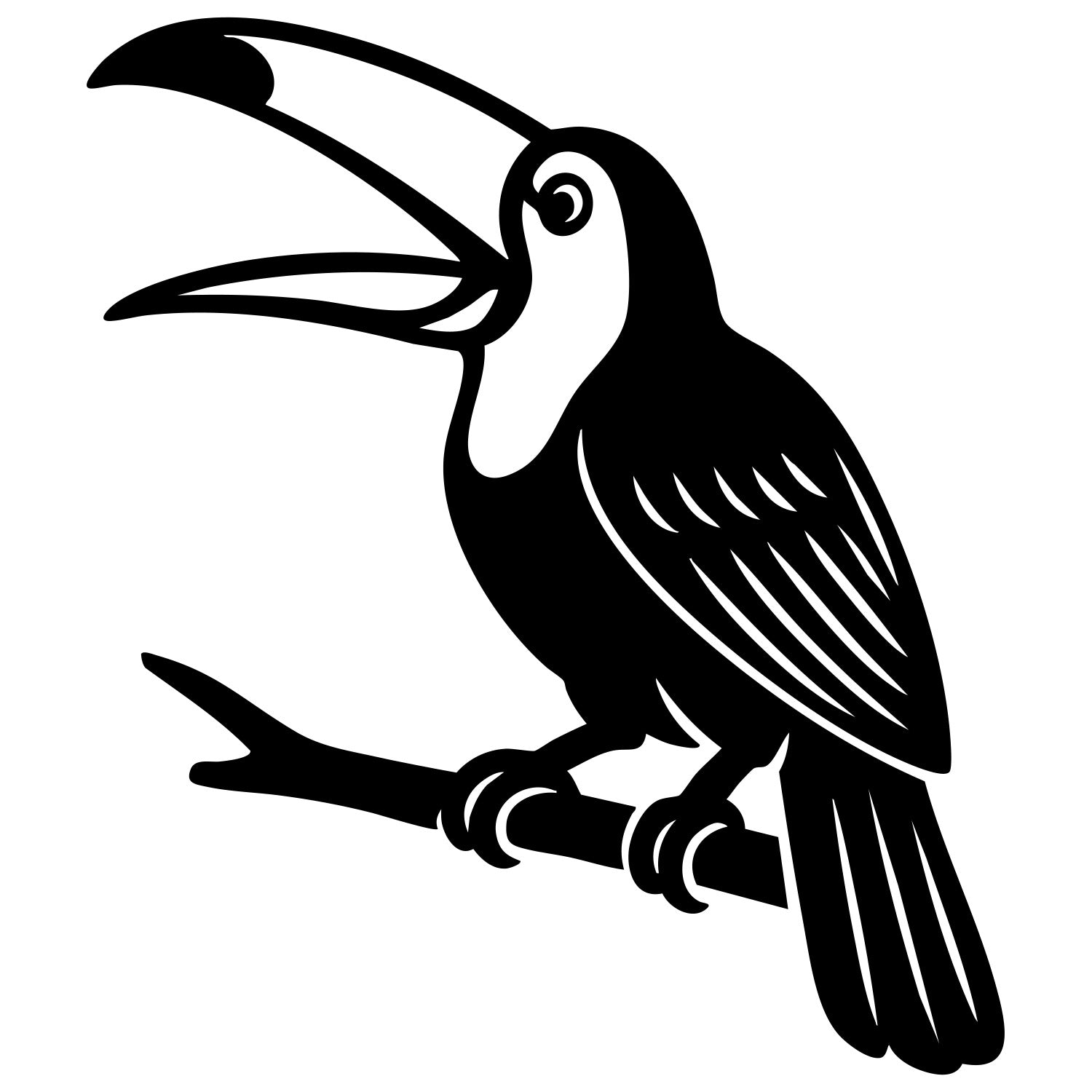 Toco Toucan DXF File – CNC Cutting Design | ABTOUCAN88