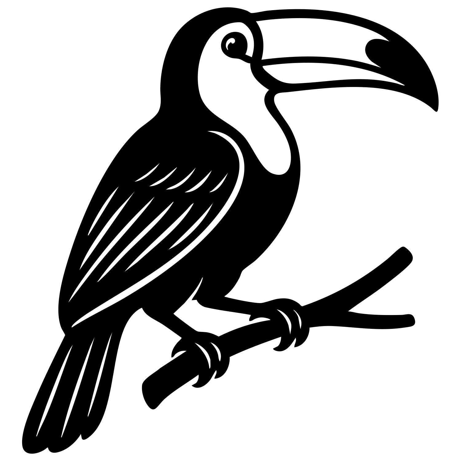 Toco Toucan DXF File – CNC Cutting Design | ABTOUCAN90