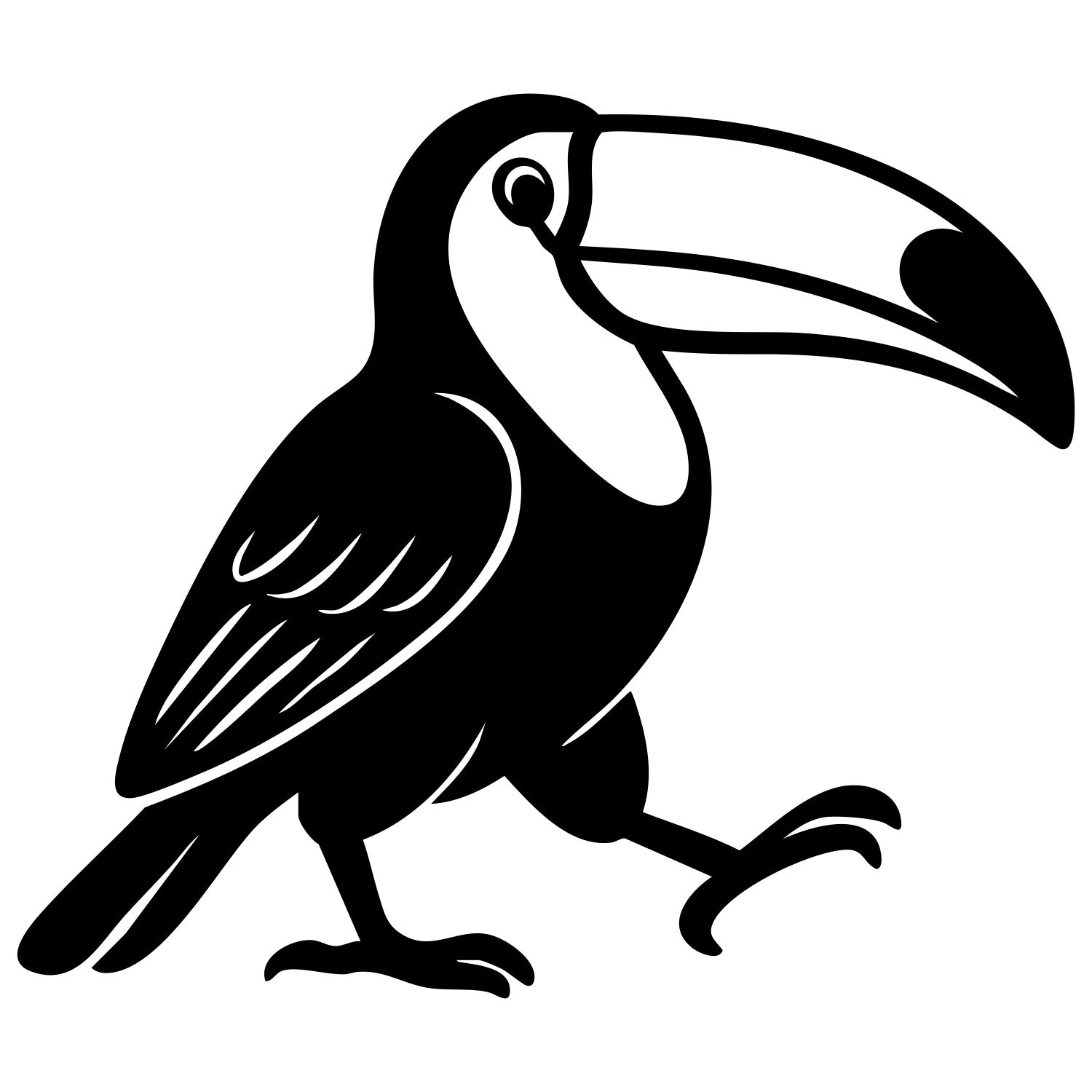 Toco Toucan DXF File – CNC Cutting Design | ABTOUCAN99