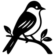 White Wagtail DXF File – CNC Cutting Design | ABWAGTAIL5
