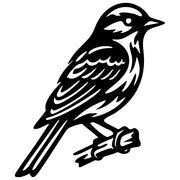 Yellow-rumped Warbler DXF File – CNC Cutting Design | ABSONGBIRD1