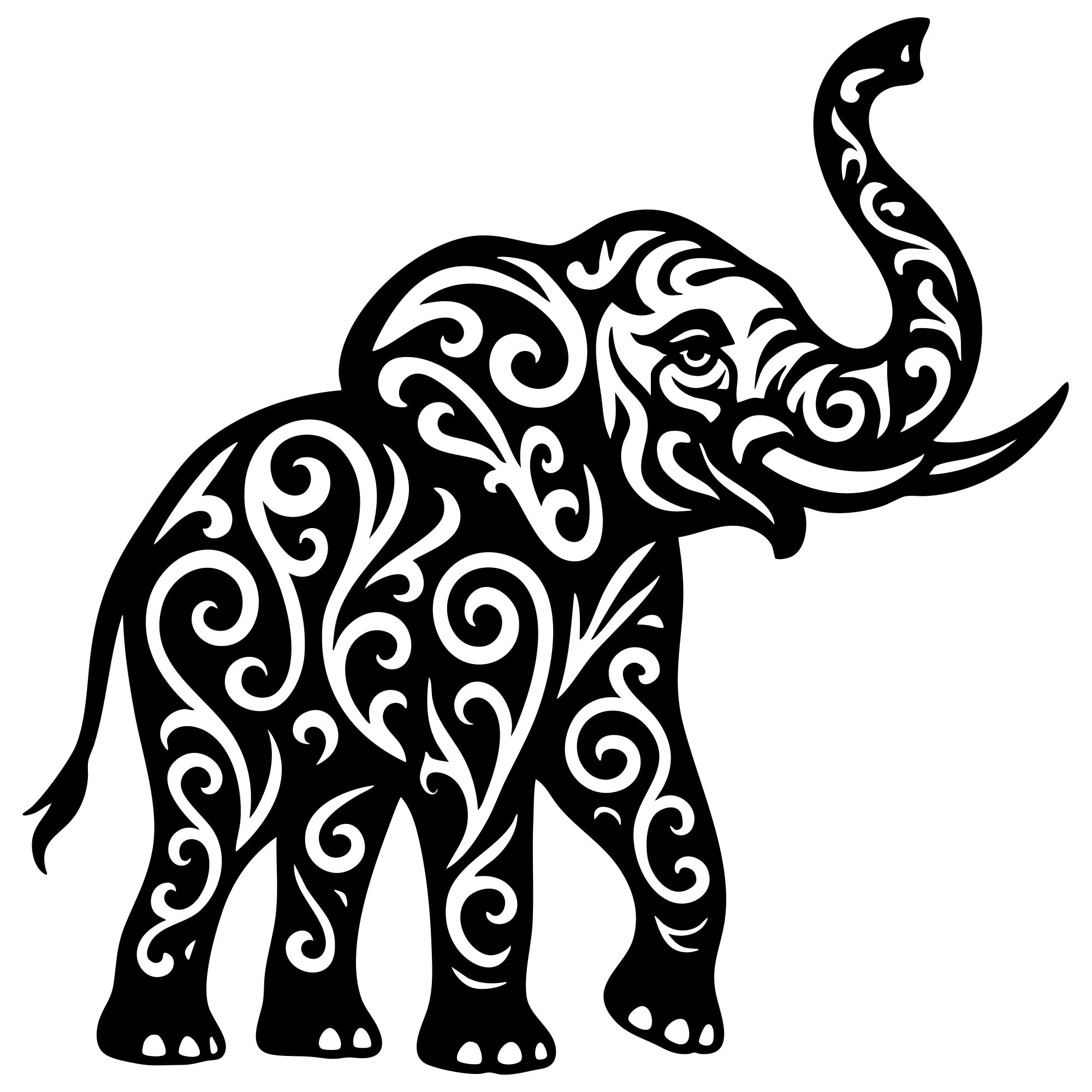 Zentangle Elephant