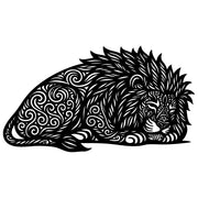 Zentangle Lion DXF File – CNC Cutting Design | AWLION131