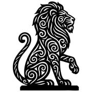 Zentangle Lion DXF File – CNC Cutting Design | AWLION20