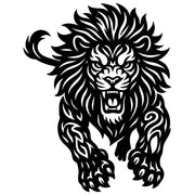 Zentangle Lion DXF File – CNC Cutting Design | AWLION57