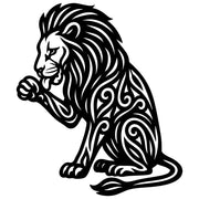 Zentangle Lion DXF File – CNC Cutting Design | AWLION67