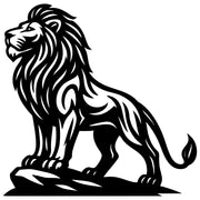 Zentangle Lion DXF File – CNC Cutting Design | AWLION70