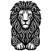 Zentangle Lion DXF File – CNC Cutting Design | AWLION73