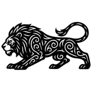 Zentangle Lion DXF File – CNC Cutting Design | AWLION90