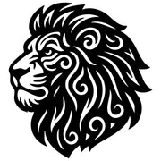 Zentangle Lion Head DXF File – CNC Cutting Design | AWLION106