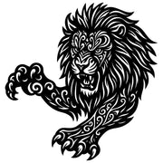 Zentangle Lion Head DXF File – CNC Cutting Design | AWLION112