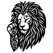 Zentangle Lion Head DXF File – CNC Cutting Design | AWLION133