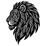 Zentangle Lion DXF file – CNC Cutting Design | AWLION137