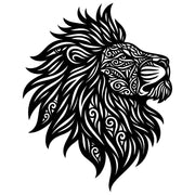 Zentangle Lion Head DXF File – CNC Cutting Design | AWLION141