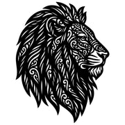Zentangle Lion Head DXF File – CNC Cutting Design | AWLION18