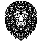 Zentangle Lion Head DXF File – CNC Cutting Design | AWLION33