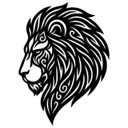 Zentangle Lion Head DXF File – CNC Cutting Design | AWLION92
