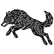 Zentangle Wolf DXF File – CNC Cutting Design | AWWOLF123