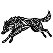 Zentangle Wolf DXF File – CNC Cutting Design | AWWOLF135